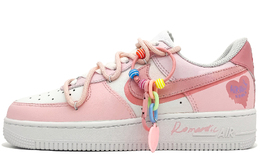 Nike Кроссовки Air Force 1 противоскользящие износостойкие низкие для скейтбординга унисекс Love Fans - розовые, цвет Love Pink cw2288-111(team400-浪漫情人男女款粉) | love pink