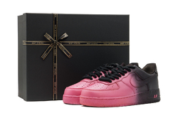 Кроссовки Nike Air Force 1 устойчивые к истиранию с эффектом увеличения роста унисекс розово-черные, цвет Pink Black cw2288-111（team1393-芭比粉黑sbox） | pink black