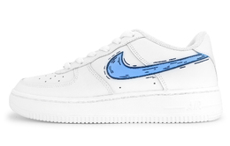 Nike Air Force 1 противоскользящие износостойкие низкие скейтбордные кроссовки унисекс белый - белый, цвет White cw2288-111（team317-极客漫画） | white