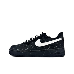Nike Кроссовки Air Force 1 противоскользящие износостойкие низкие для скейтбординга унисекс черно-белые, цвет Black White cw2288-001(team619-白色满天星) | black white