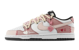 Nike Данк Simple Love розовые нескользящие износостойкие низкие скейтборд-кроссовки унисекс, цвет Pink dd1391-100(team529-简爱粉书) | pink