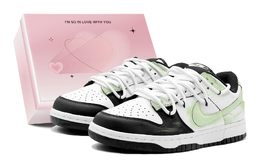 Nike Данк скейтборд кроссовки унисекс лоу топ бело-зеленые, цвет Green dd1391-100(teams1-绿屿漫迹s-box) | green