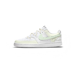 Nike Кроссовки для скейтбординга Court Vision 1 The Classmate Next To You устойчивые к истиранию низкие унисекс бело-зеленые, цвет White Green dh2987-101（team958-同桌的你） | white green