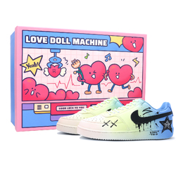 Nike Кроссовки Court Vision 1 King Star износостойкие и легкие низкие мужские синие розовые - Heartbeat Combat-Box, цвет Heartbeat Combat-Box dh2987-101(team1035-国王星) | heartbeat combat-box