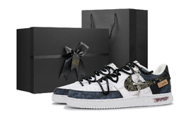 Nike Кроссовки Court Vision 1 нескользящие амортизирующие износостойкие низкие для скейтбординга мужские черно-бело-синие, цвет Black White Blue dh2987-101(team529-酷到底高端礼盒） | black white blue
