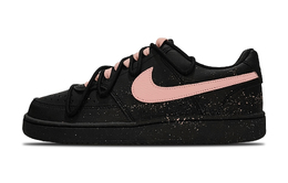 Nike Кроссовки Court Vision Low противоскользящие износостойкие низкие унисекс черные - черно-розовые, цвет Black Pink dh2987-002（team49-蔷薇枷锁） | black pink