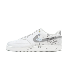 Nike Кроссовки Court Vision 1 Falling Bamboo Startles The Wind против скольжения износостойкие низкие мужские серые, цвет Gray dh2987-101(team1002-落竹惊风） | gray