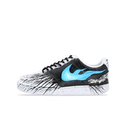Nike Кроссовки для скейтбординга Court Vision 1 Dark Night Fire Coverage низкие мужские белый черный синий, цвет White Black Blue dh2987-101（team694-暗夜浴火) | white black blue