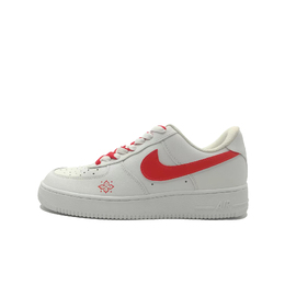 Кроссовки Nike Air Force 1 CNY Collection Meizu устойчивые к износу на платформе унисекс бело-красные, цвет White Red cw2288-111(team603-魅） | white red