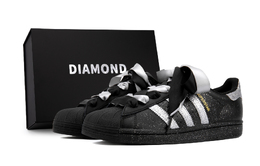 Adidas Антискользящие и износостойкие легкие низкие кеды для скейтбординга SUPERSTAR унисекс черно-серебристые, цвет Black Silver-Box eg4959(team18-月色银光） | black silver-box