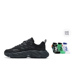 Fila Кроссовки Fern 2 Fern 2.0 устойчивые к истиранию, дышащие, легкие мужские низкие повседневные черные черные (с подарком), цвет Black (Gift Included) f12m531101fbk | black (gift included)