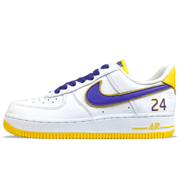 Nike Кроссовки Kobe Bryant x Air Force 1 противоскользящие мужские низкие скейтерские фиолетовые, цвет Purple fz1151-100(team40-24号) | purple