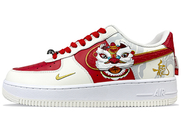 Nike Кроссовки Air Force 1 Low Top Skateboard Unisex красные серые экрю, цвет Ecru fz5052-131(team40-龙年醒狮) | ecru