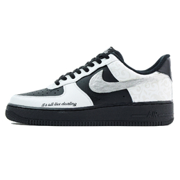 Nike Кроссовки Air Force 1 Abrasion Resistant мужские низкие черно-белые, цвет White fz0627-010（team126-地平线） | white