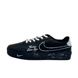Nike Кроссовки для скейтбординга Court Shot Hobo Stars Low Top мужские черно-белые, цвет Black White fq8146-001(team1245-流浪星尘） | black white