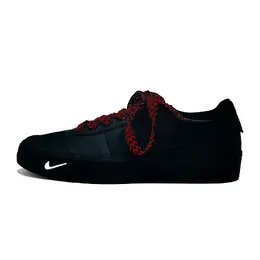 Nike Кроссовки для скейтбординга Court Shot Naruto Leopard с устойчивостью к истиранию, низкие, унисекс, черные, цвет Black fq8146-001-（team885-火影豹） | black