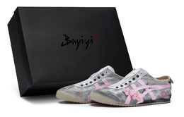 Onitsuka Tiger Мексика 66 повседневные кроссовки унисекс низкие розово-серые, цвет Gray Pink d3k0n-0143(team80-男女遇桃逢春s-box） | gray pink