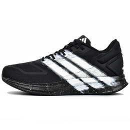 Adidas Дурамо 10 устойчивые к истиранию мужские низкие кроссовки для бега черно-белые, цвет Black White gw8336(team96-墨影追光) | black white