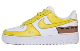 Кроссовки Nike Air Force 1, желтый/розовый cw2288-111(teamj-儿童节男款鸳鸯粉黄)