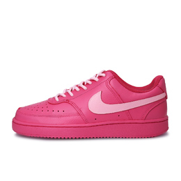 Nike Кроссовки для скейтбординга Court Vision 1 Pink Flame с противоскользящей подошвой, износостойкие, низкие, унисекс, розовые, цвет Pink dh2987-101(team589-粉焰活力） | pink
