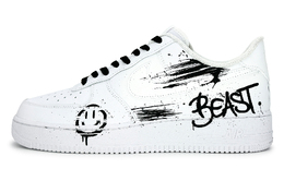 Nike Кроссовки Air Force 1 Slip Resistant Abrasion Resistant мужские низкие белые, цвет White cw2288-111（team317-极客浪漫） | white
