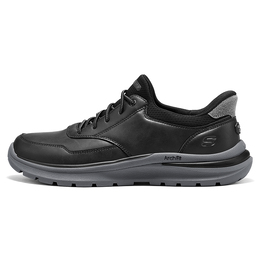 Skechers Износостойкие мужские низкие кеды черные - черные+подарок (массажный мяч), цвет Black+Giveaway (Massage Ball) 205492-blk | black+giveaway (massage ball)