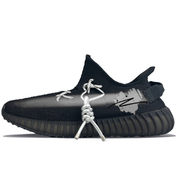 Adidas Yeezy Boost 350 V2 противоскользящие износостойкие низкие кеды унисекс черно-серые, цвет Black Gray hq4540(team40-心动时刻) | black gray
