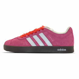Adidas VL COURT 2.0 противоскользящие износостойкие низкие скейтерские кроссовки унисекс бело-розовые, цвет White Pink js3003（team873炽焰玫影 ） | white pink