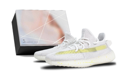 Adidas Yeezy Boost 350 V2 Low Top повседневные кроссовки унисекс белый - белый (с коробкой), цвет White (Box) hq6316(team372-黄色星海s-box） | white (box)