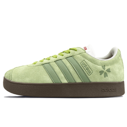 Adidas Нескользкие устойчивые к истиранию низкие скейтбордские кроссовки Neo VL Court 2.0 унисекс зеленый коричневый, цвет Green Brown hq1802(team76-幸运四叶草) | green brown
