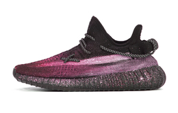 Adidas Yeezy Boost 350 V2 нескользящие низкие кеды унисекс Black Pink, цвет Black Pink hq4540(team372-粉色星海2） | black pink