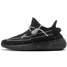 Adidas Исключительные Yeezy Boost 350 V2 противоскользящие и дышащие низкие кеды унисекс черные, цвет Black hq4540(team862-黑) | black