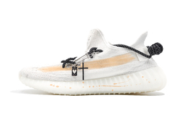 Adidas Изнашиваемые кеды Yeezy Boost 350 V2 низкие повседневные унисекс бело-оранжевые, цвет White Orange hq6316(team1271-橙椰子） | white orange