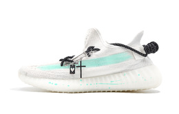 Adidas Yeezy Boost 350 V2 устойчивые к истиранию низкие кеды унисекс белые, цвет White hq6316(team1271-薄荷椰子） | white