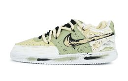 Nike Кроссовки Court Vision 1 Low Low-Top для скейтбординга мужские зеленые - Matsuyama Welcome, цвет Matsuyama Welcome dh2987-101（team103-男款漫迎松山） | matsuyama welcome