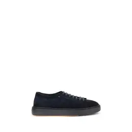 Santoni Suede Sneakers - EU43/US10 sa-mbcd21571ocacaolu60-eu43/us10