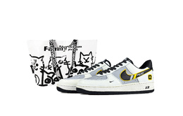 Кроссовки Nike Air Force 1 Millet Park устойчивые к истиранию низкие для скейтбординга унисекс черно-белые Xiaomi Paradise, цвет Xiaomi Paradise (Shopping Bag) hm9483-001(team619-小米乐园s-box) | xiaomi paradise (shopping bag)