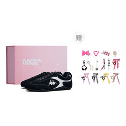 Kappa Скользоустойчивые износостойкие низкие гоночные кроссовки Unisex Black - [Коробка] Черный/Белоснежный зимний день, цвет [Box]Black/Winter Day White k0fx5mm53cj-990 | [box]black/winter day white