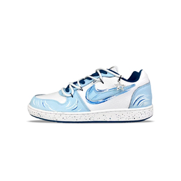 Nike Ebernorn BNK Misty Island Tide устойчивые к истиранию низкие скейтбордские кроссовки мужские сине-белые, цвет Blue White if0847-141(team40-雾岛听潮) | blue white