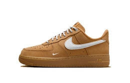 Кроссовки Nike Air Force 1 Caramel с амортизацией, устойчивые к истиранию и скольжению, низкие унисекс в коричнево-белом цвете, цвет Brown White hm9483-001(team1274-焦糖空军) | brown white