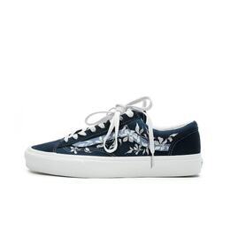 Vans Стиль 36 устойчивые к истиранию низкие скейтбордские кроссовки унисекс синий белый, цвет Blue White vn0a3dz3rfl(team613-蓝韵花影） | blue white