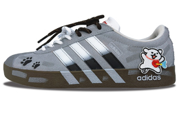Adidas ВЛ Корт 2.0 Амортизирующие износостойкие низкие скейтбордские кроссовки унисекс серо-черные, цвет Gray hq1802(team1071-灰趣小熊) | gray