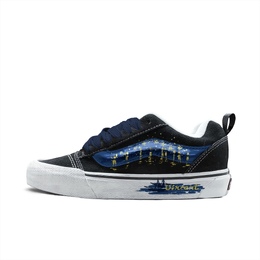 Vans Knu Skool устойчивые к истиранию низкие скейтерские кроссовки унисекс синие, цвет Blue vn0009qc6bt1(team613-梵星) | blue