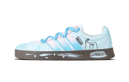 Adidas ВЛ Корт 2.0 Роум с амортизацией, износостойкие низкие скейтборд кроссовки унисекс синий - голубой, цвет Light Blue hq1802（team1171-漫游） | light blue