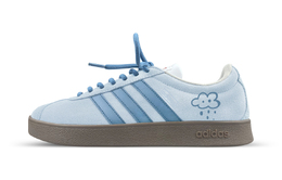 Adidas ВЛ Корт 2.0 Амортизирующие износостойкие лоу-топ скейтборд кроссовки унисекс синие, цвет Blue hq1802(team1298-阿迪雨天) | blue