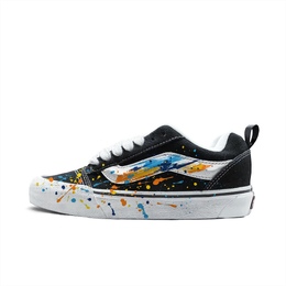 Vans Knu Skool устойчивые к истиранию низкие скейтерские кроссовки унисекс желтые, цвет Yellow vn0009qc6bt1(team613-彩墨) | yellow