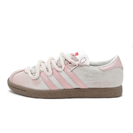 Adidas Stadt розовые с легким оттенком противоскользящие низкие скейтерские кроссовки унисекс, цвет Pink jr6342（team786-粉调轻履） | pink