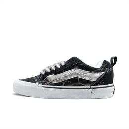 Vans Knu Skool устойчивые к истиранию лоу-топ скейтборд кроссовки унисекс серый - светло-серый, цвет Light Gray vn0009qc6bt1(team613-大理石) | light gray