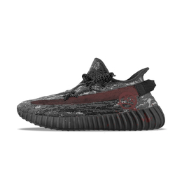 Adidas Изнашивающиеся повседневные кроссовки Yeezy Boost 350 V2 низкие унисекс черно-красные, цвет Black Red id4811(team373-迷雾红) | black red