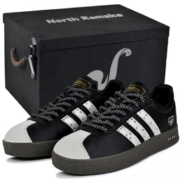 Adidas ВЛ Корт 2.0 Износостойкие и легкие низкие скейтбордские кроссовки Унисекс Черный Серебристый - Черный Серебристый-Подарочная коробка 4, цвет Black Silver-Gift Box 4 id6017(team96-黑钻流星s-box） | black silver-gift box 4